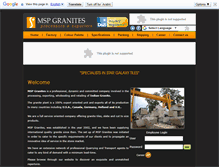 Tablet Screenshot of mspgranites.com